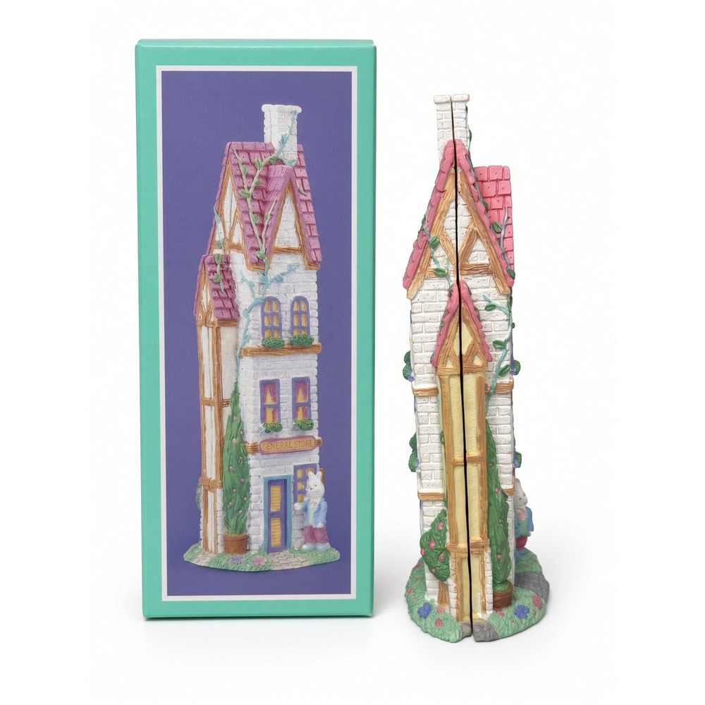 Vintage Carrot Patch Collection General Store Figurine Bunny House 7 Inch Tall